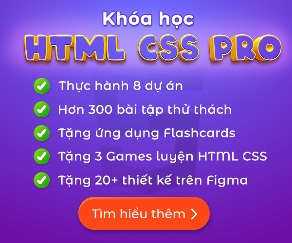 HTML CSS Pro Banner