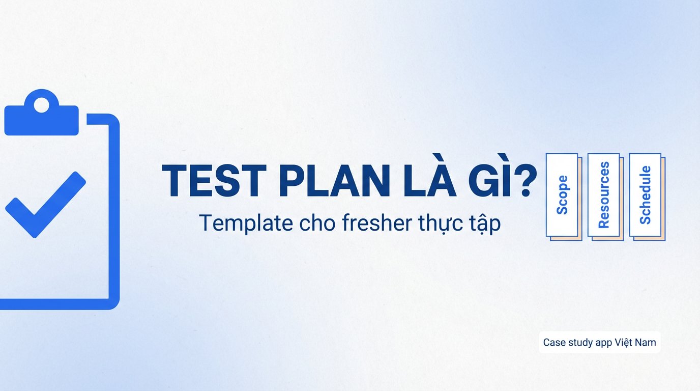 Test Plan Là Gì? Template Cho Fresher Thực Tập