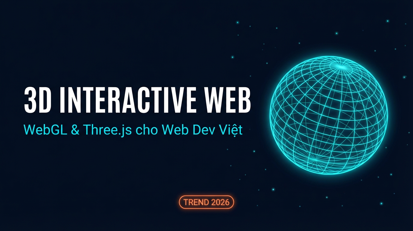 WebGL & Three.js: Làm 3D Web Trend 2026