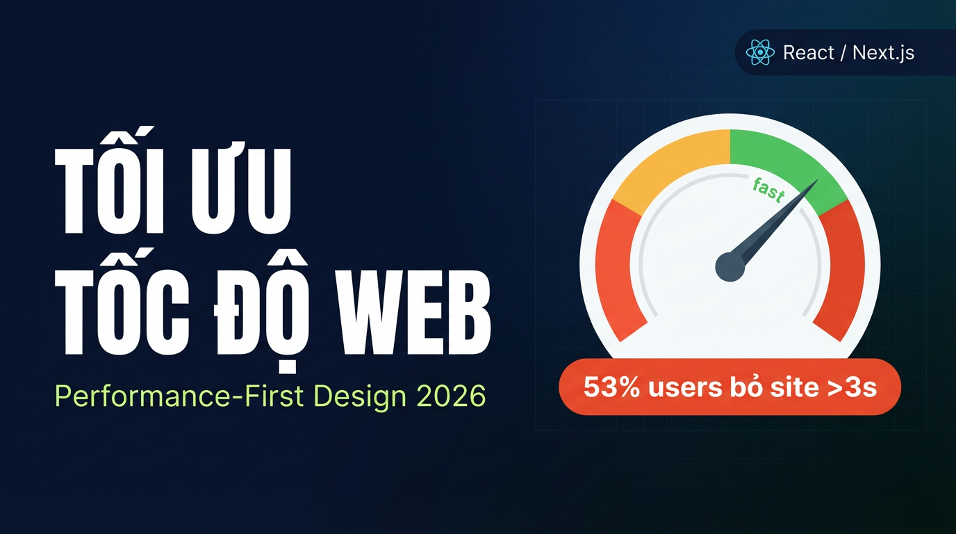 Performance-First Design cho React/Next.js 2026