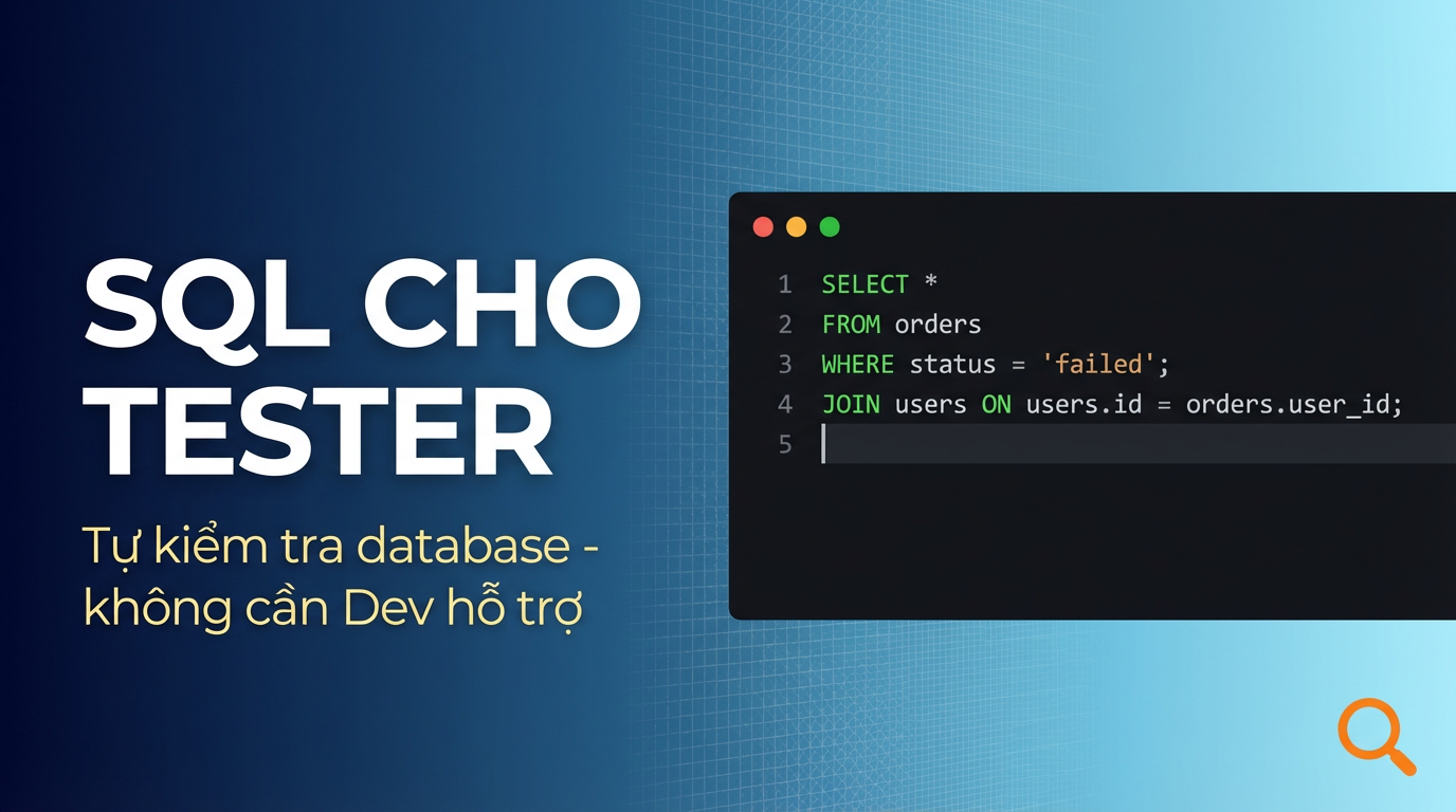 SQL Cho Tester: Tự Verify Database Không Cần Dev