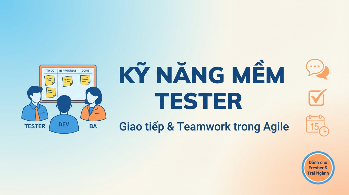 Kỹ Năng Mềm Tester Agile: Giao Tiếp & Teamwork