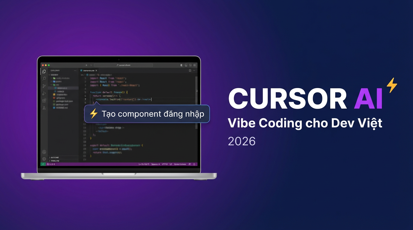 Cursor AI 2026: Vibe Coding Cho Dev Việt