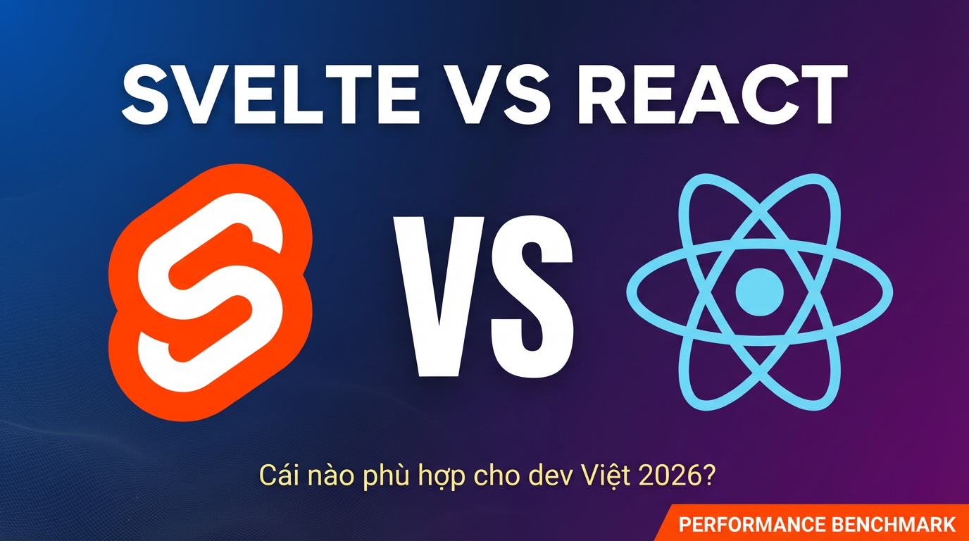 Svelte vs React 2026: Framework nào cho dev Việt?