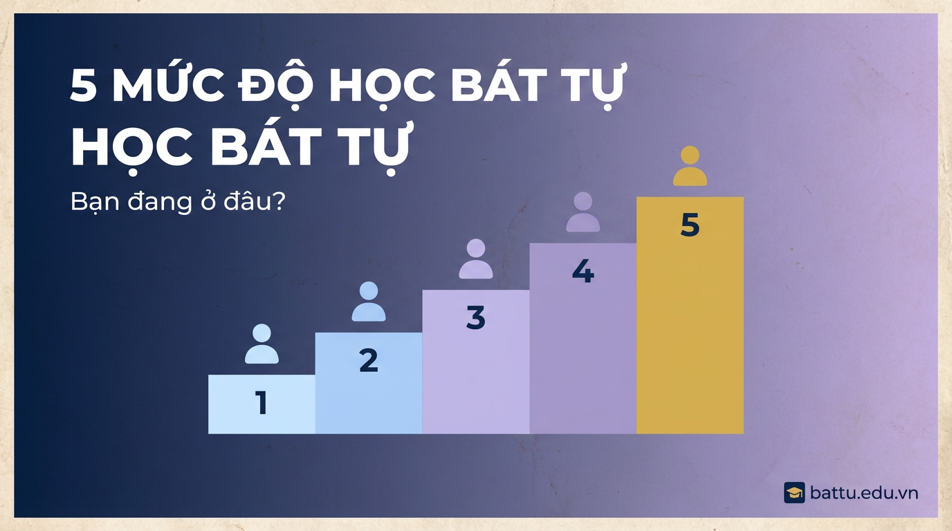 5 Mức độ học Bát Tự: Bạn đang ở đâu?