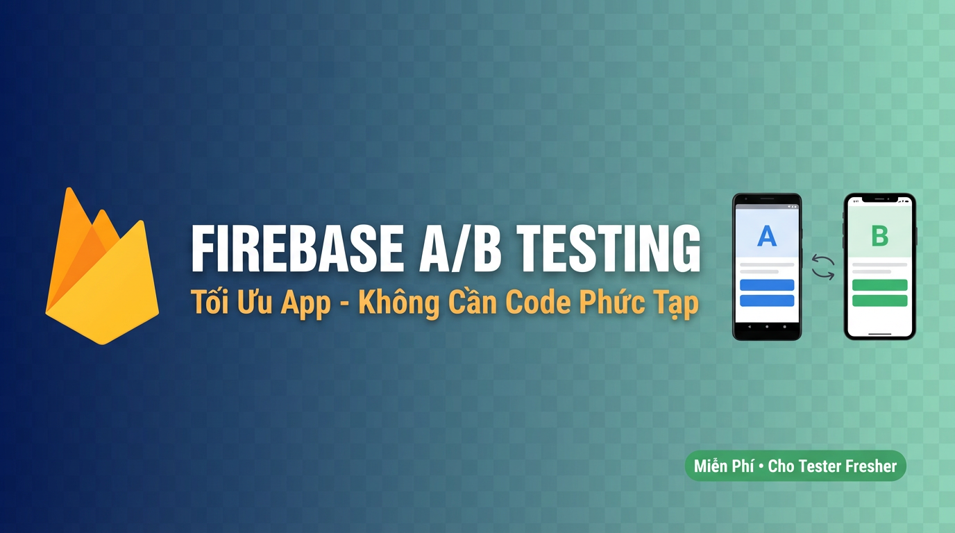 Firebase A/B Testing cho Tester Fresher: Bắt đầu từ đâu?