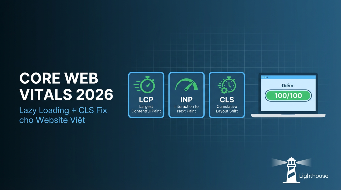 Core Web Vitals 2026: Lazy Loading & CLS Fix