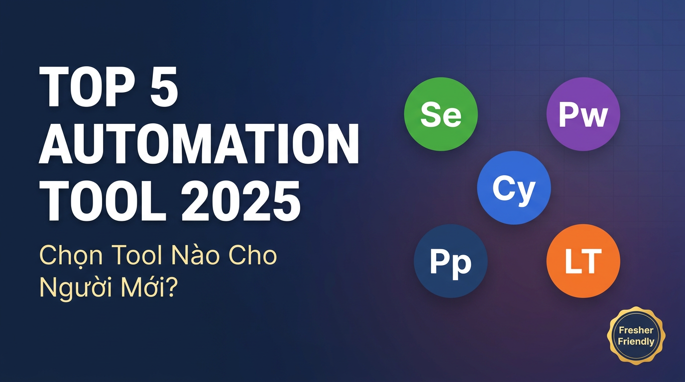 Top 5 Automation Tool 2025 cho người mới tester