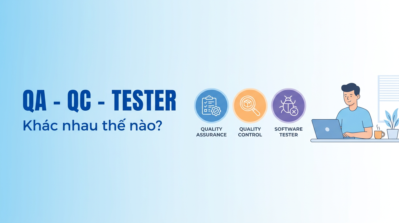 QA, QC và Tester: Khác nhau thế nào?