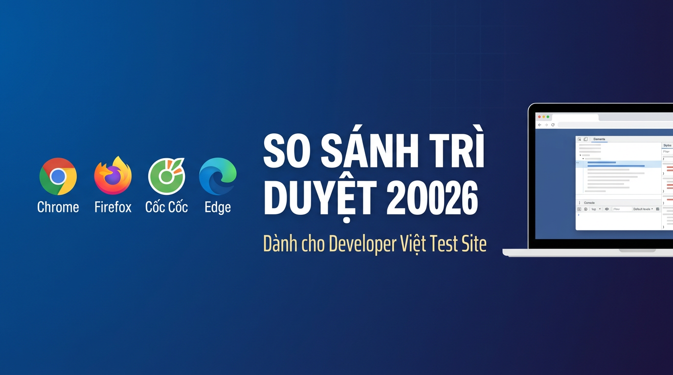Chrome vs Firefox vs Cốc Cốc 2026: Dev Việt Dùng Gì?