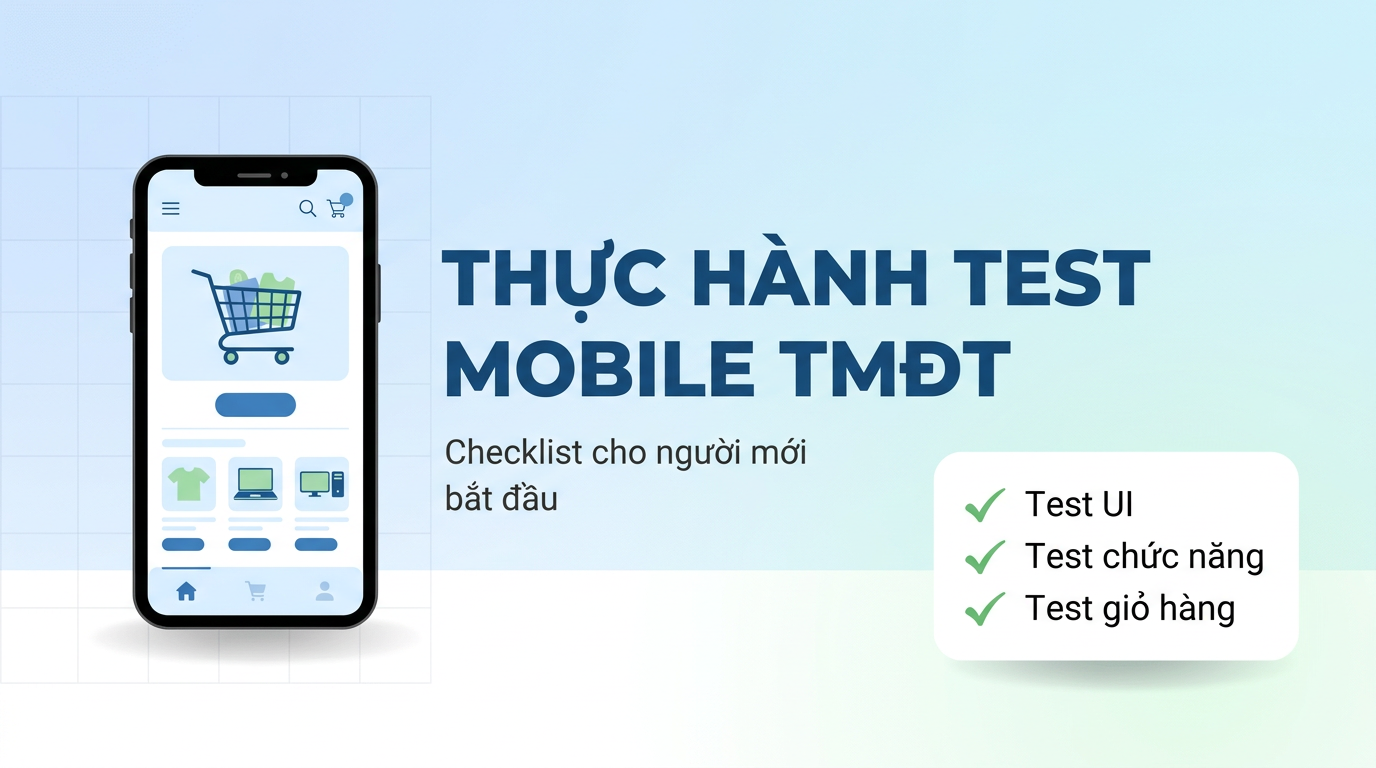 Test Mobile TMĐT Từ Đầu: Checklist Cho Người Mới