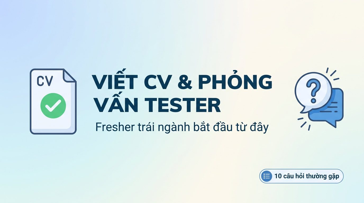 CV Tester Không Kinh Nghiệm: Viết Sao Để Được Gọi?