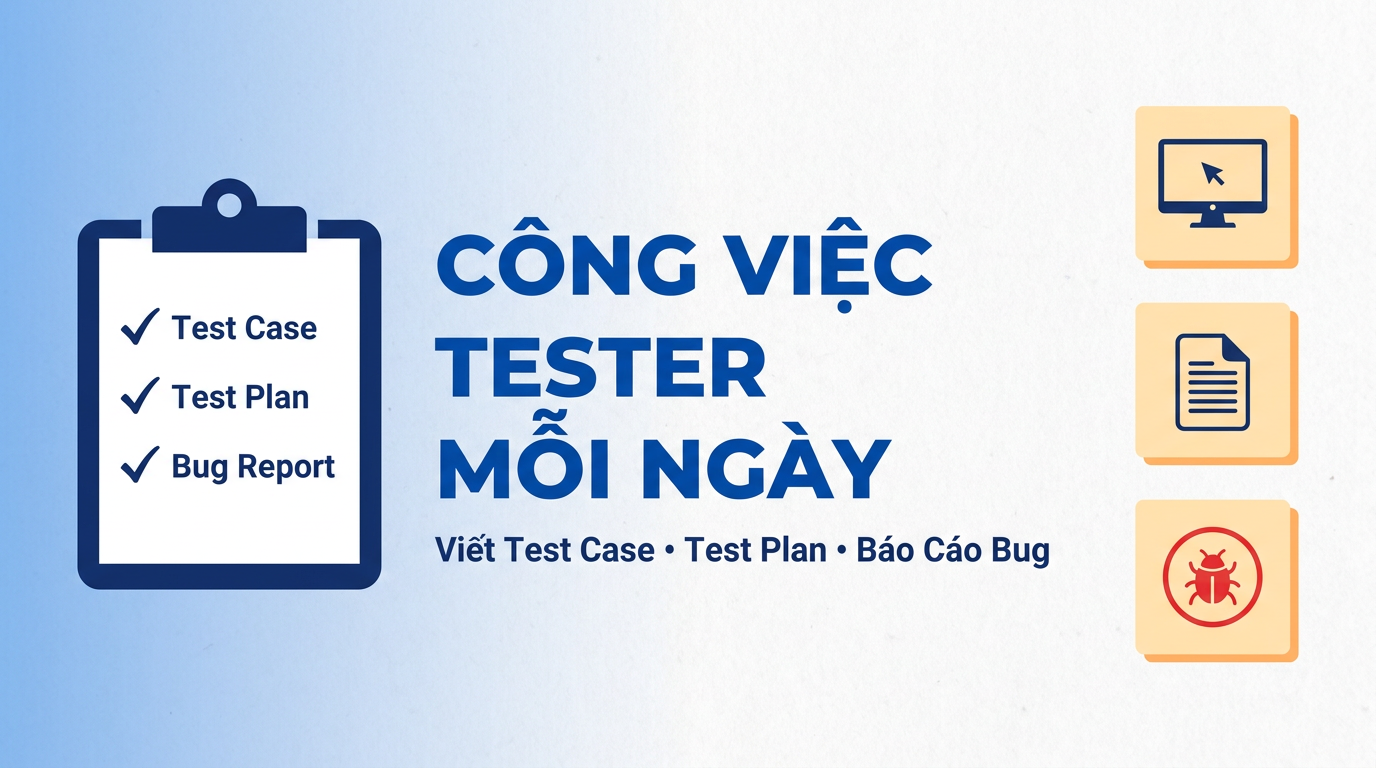 Tester Làm Gì Mỗi Ngày? Test Case & Test Plan Cơ Bản