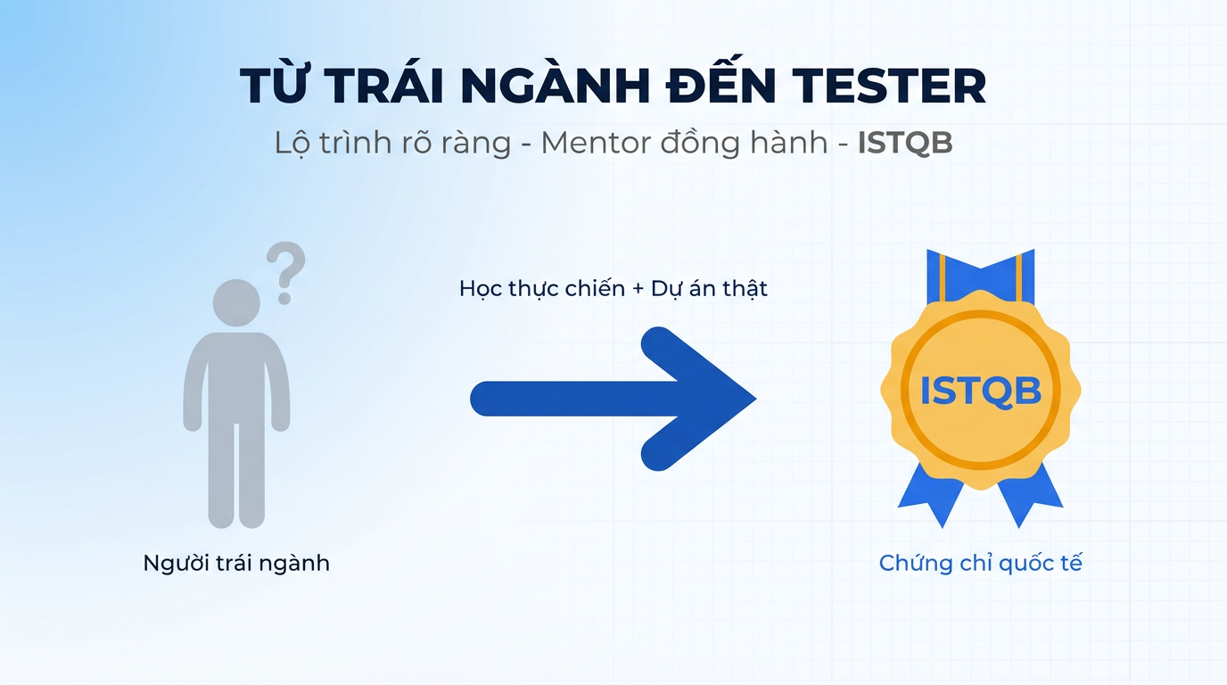 Lộ Trình Tester Từ Trái Ngành Đến ISTQB | IT Learn VN