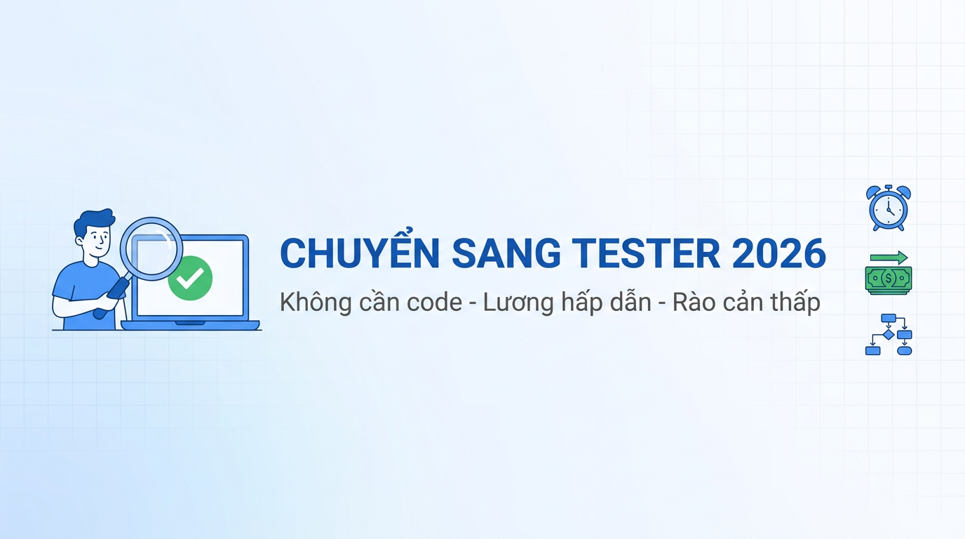 Tester 2026: Nghề Lý Tưởng Cho Người Trái Ngành