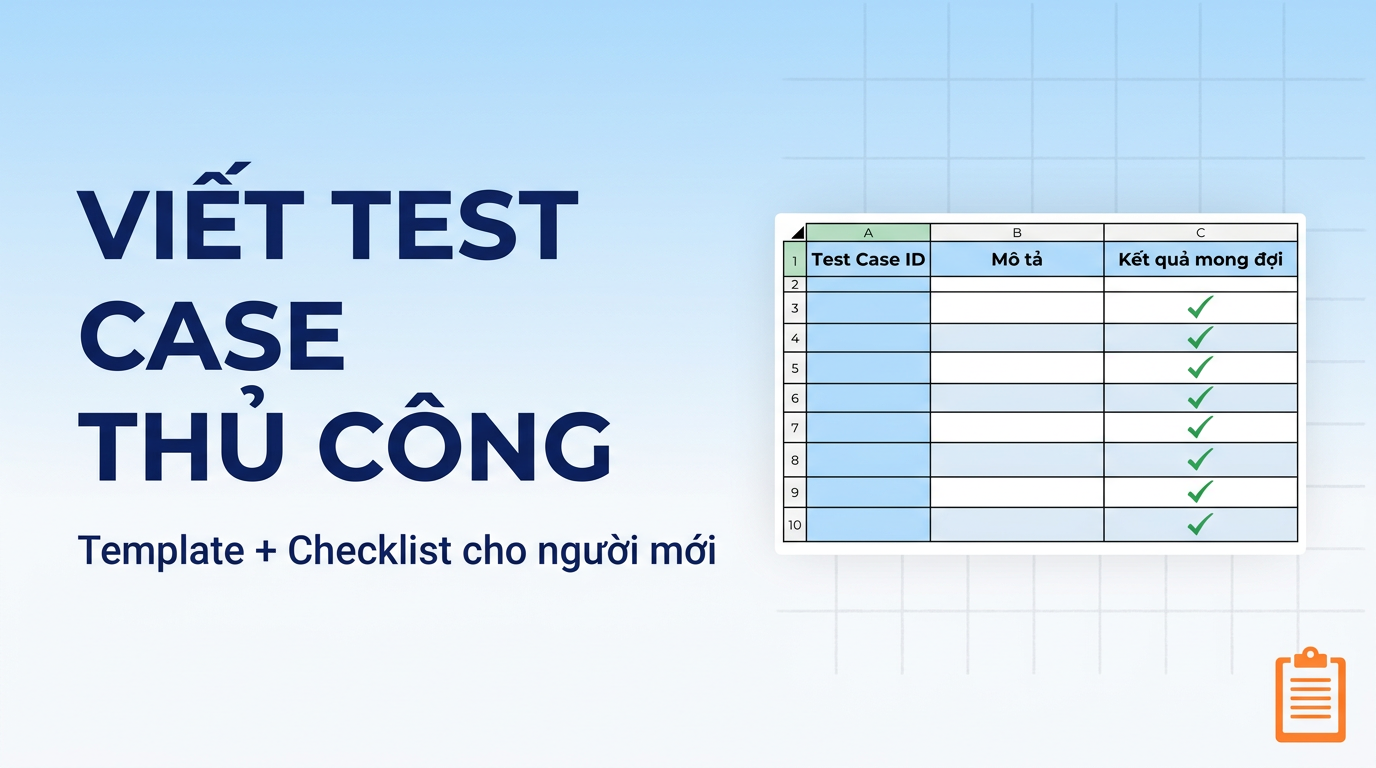 Viết Test Case Thủ Công Cho Người Mới – Template Có Sẵn