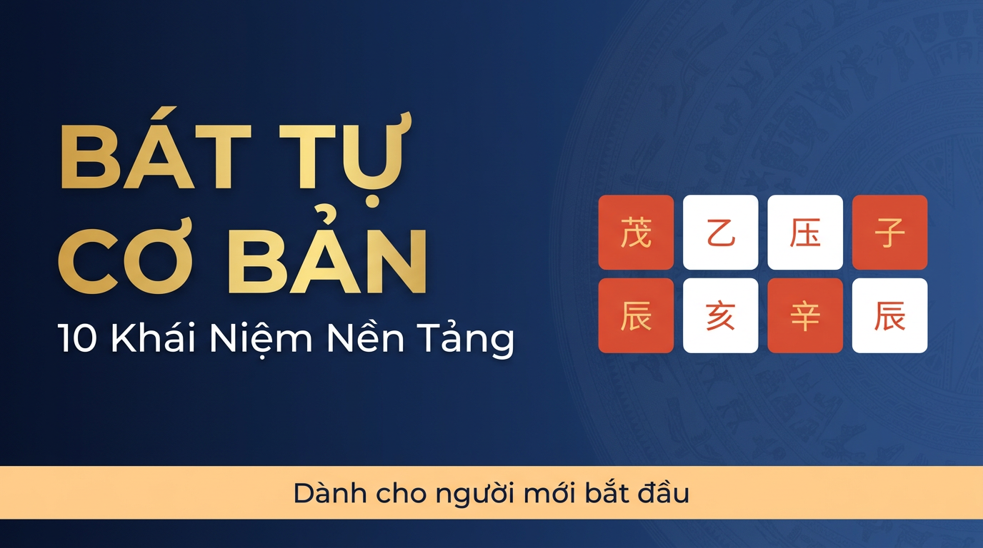 10 khái niệm Bát Tự cơ bản cho người mới bắt đầu
