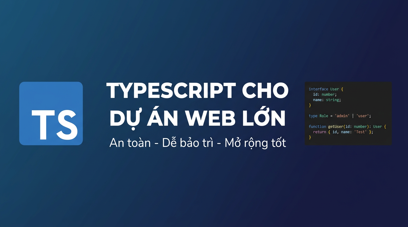 TypeScript cho dự án web lớn: Hướng dẫn thực chiến