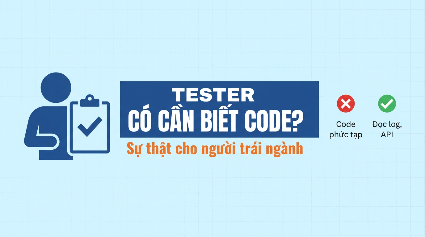 Tester Có Cần Biết Code Không? Sự Thật Cho Người Trái Ngành