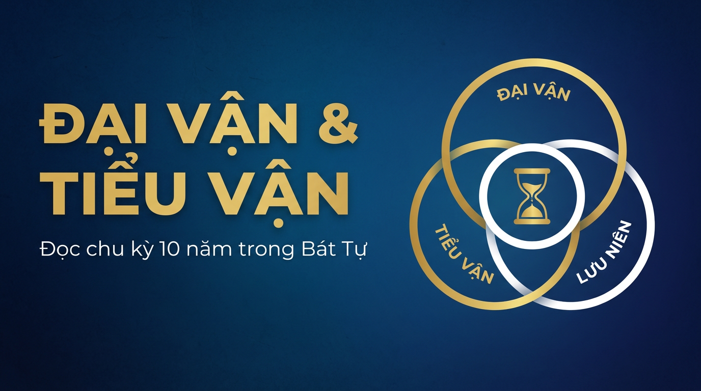 Đại Vận & Tiểu Vận: Đọc chu kỳ vận hạn Bát Tự