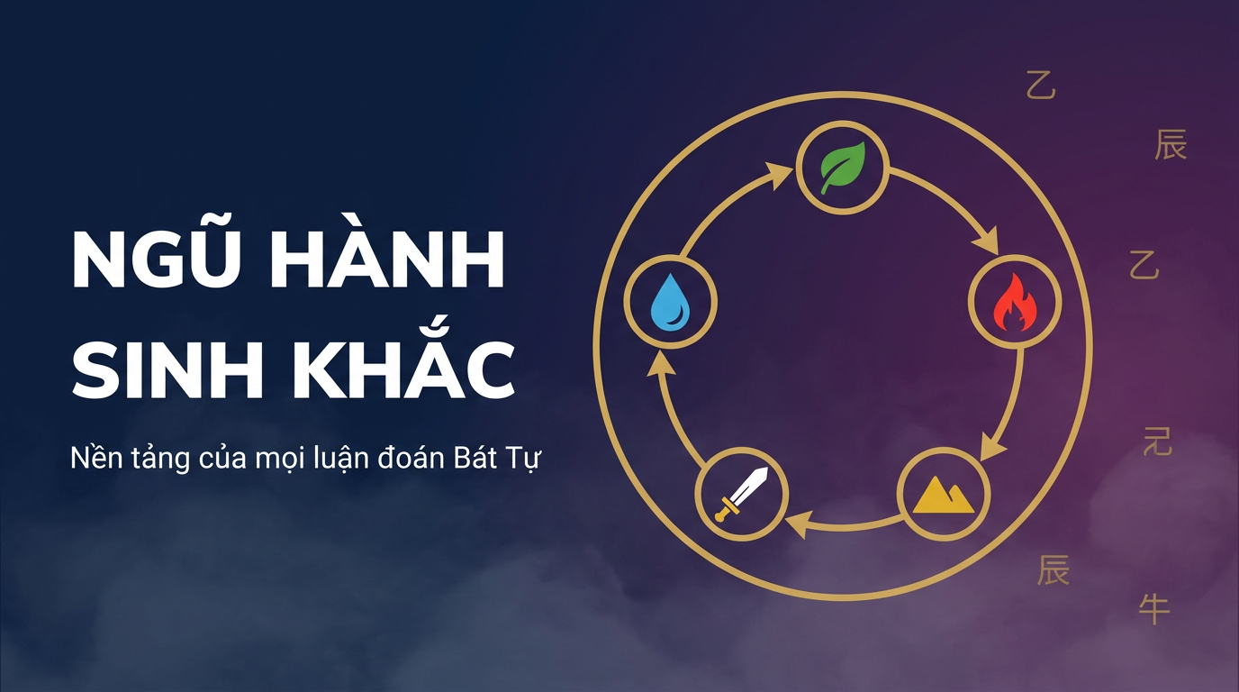 Ngũ Hành sinh khắc - nền tảng luận đoán Bát Tự
