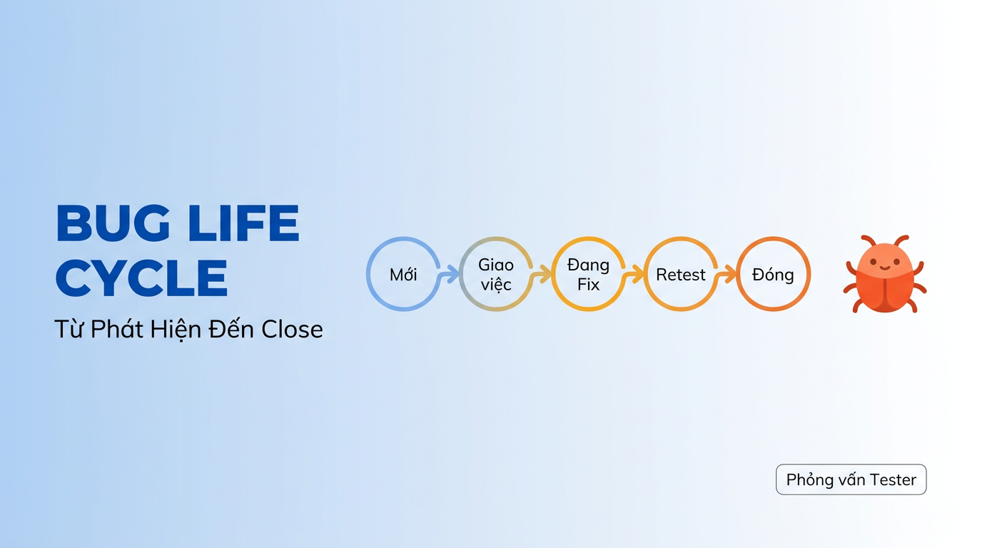 Bug Life Cycle: Từng Trạng Thái Để Tự Tin Phỏng Vấn