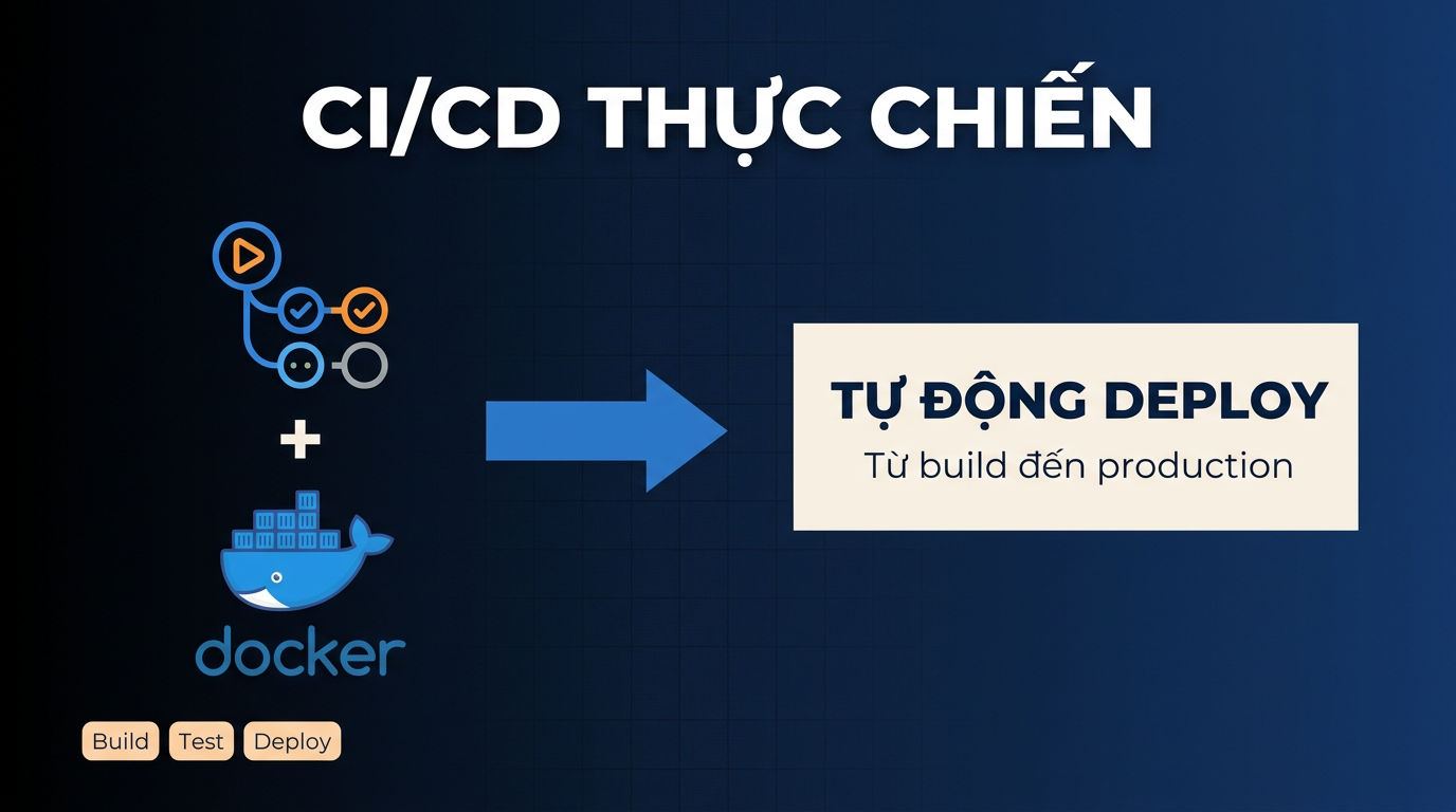 CI/CD với GitHub Actions + Docker: Build đến Deploy