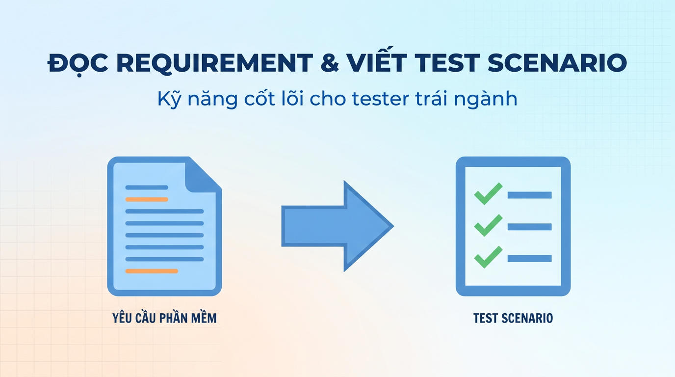 Đọc requirement & viết test scenario cho tester trái ngành