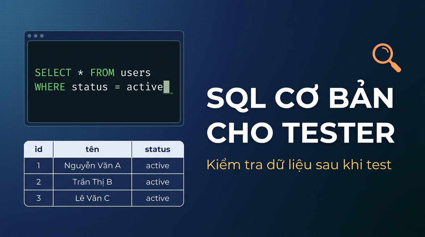 SQL cho tester: Truy vấn cần biết để kiểm tra data