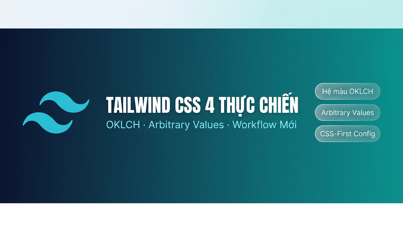 Tailwind CSS 4: OKLCH, arbitrary values và workflow mới