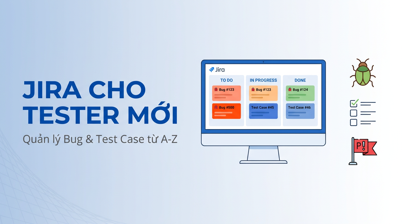 Jira cho tester mới: Quản lý bug & test case từ A-Z