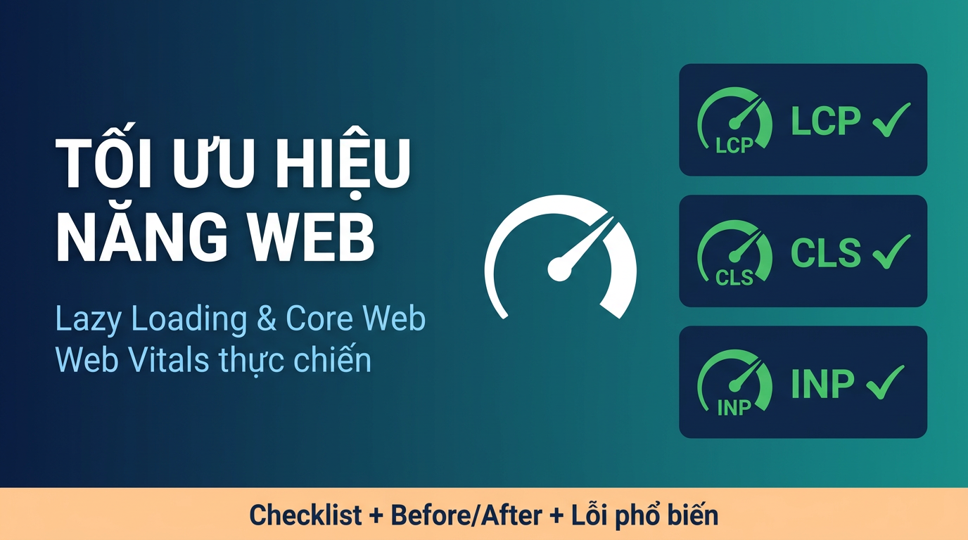 Tối ưu Core Web Vitals: Lazy Loading thực chiến