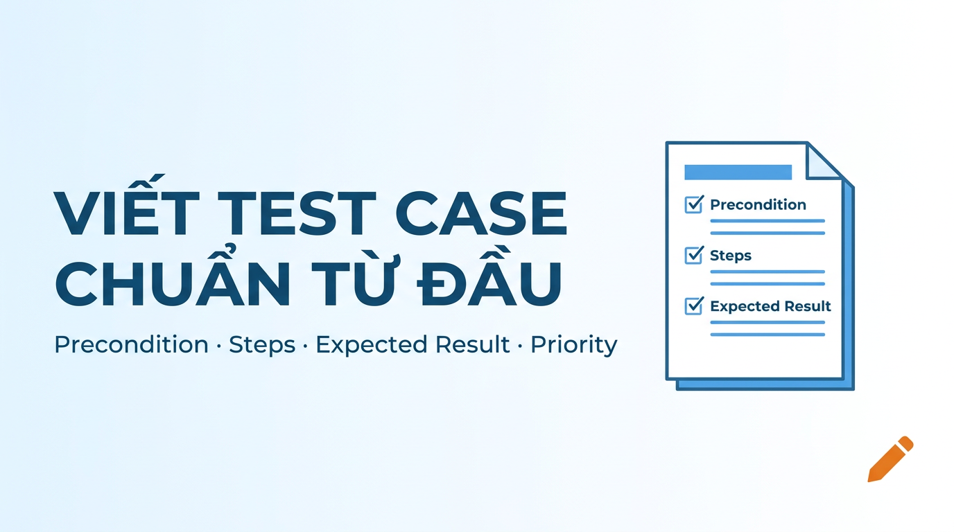 Viết test case đúng chuẩn ngay từ lần đầu