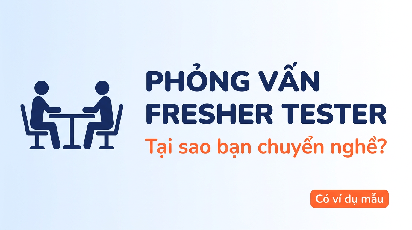 Fresher tester trái ngành: Trả lời HR thế nào cho thuyết phục?