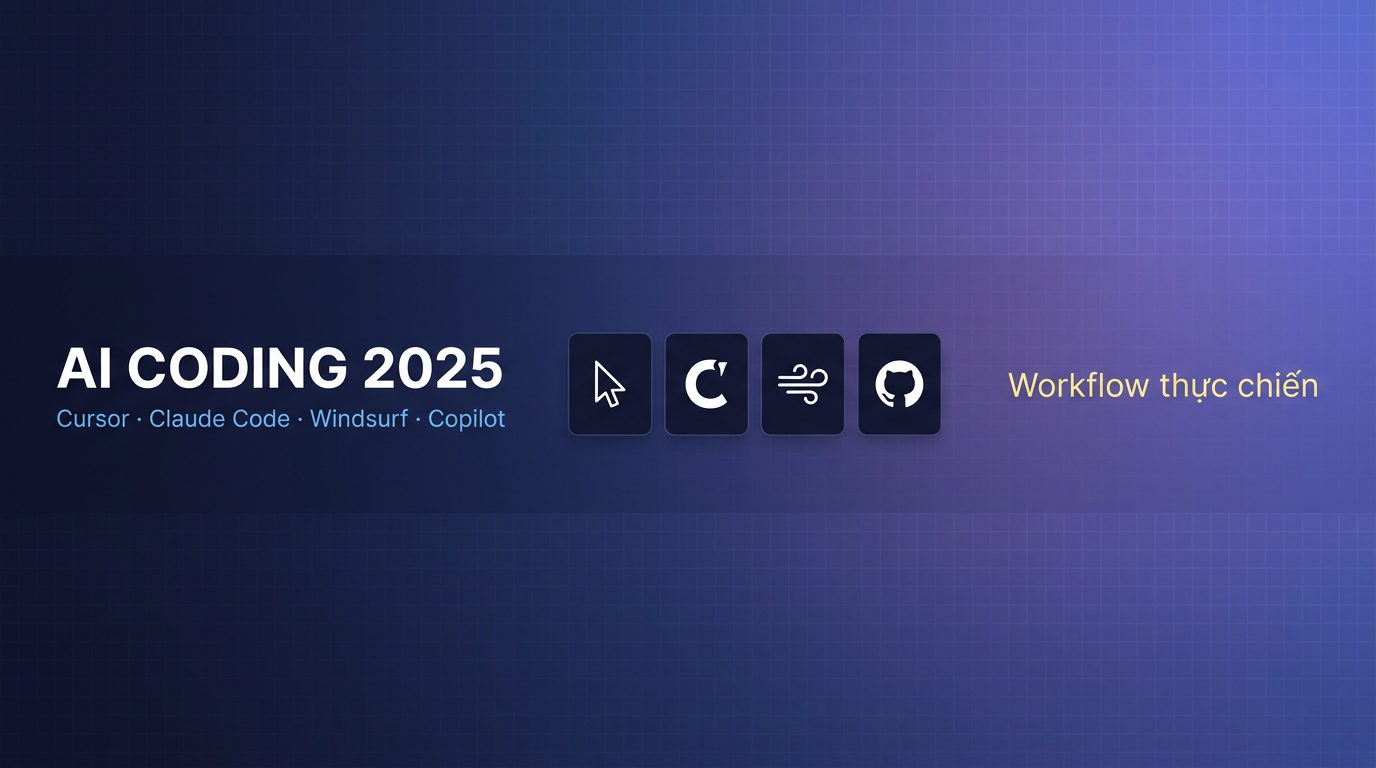 Cursor vs Claude Code vs Copilot: Workflow thực chiến 2025