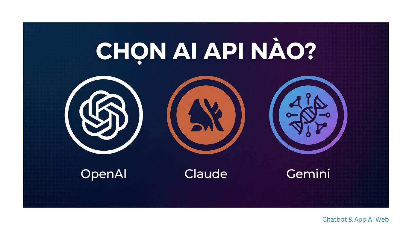 OpenAI vs Claude vs Gemini API: Chọn cái nào?