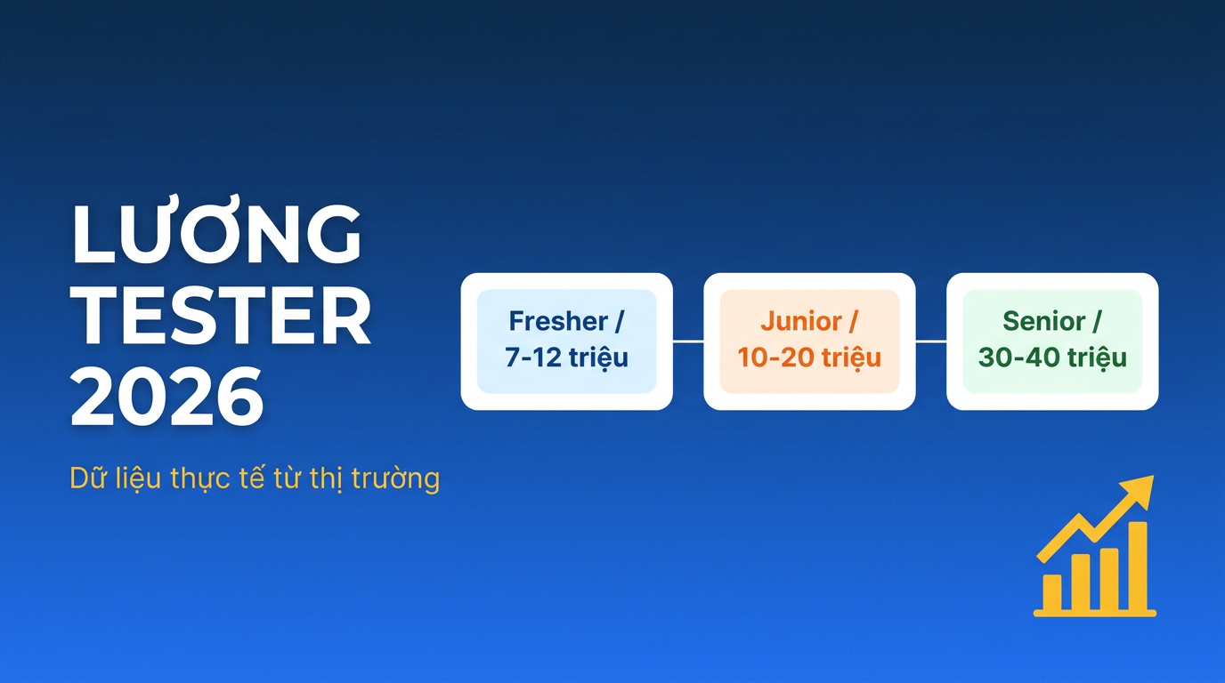 Lương Tester 2026: Fresher bao nhiêu là thực tế?