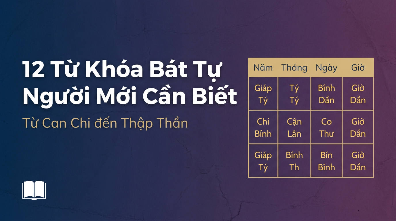 12 Từ Khóa Bát Tự Người Mới Cần Biết Trước