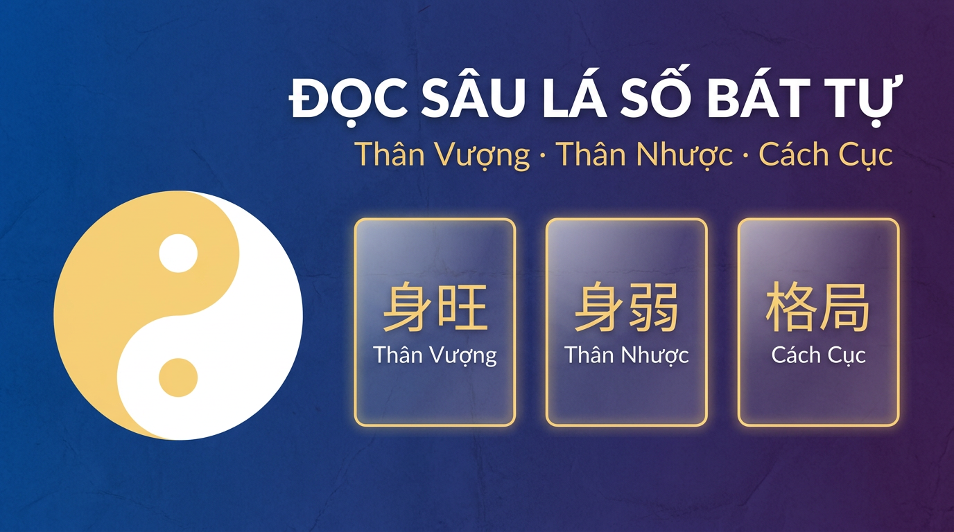 Thân vượng, Thân nhược, cách cục trong Bát Tự