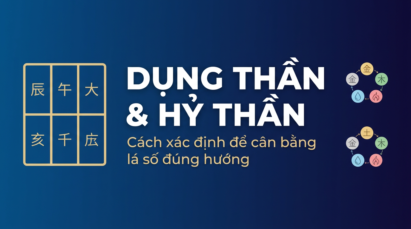 Dụng Thần & Hỷ Thần: Cách xác định đúng trong Bát Tự