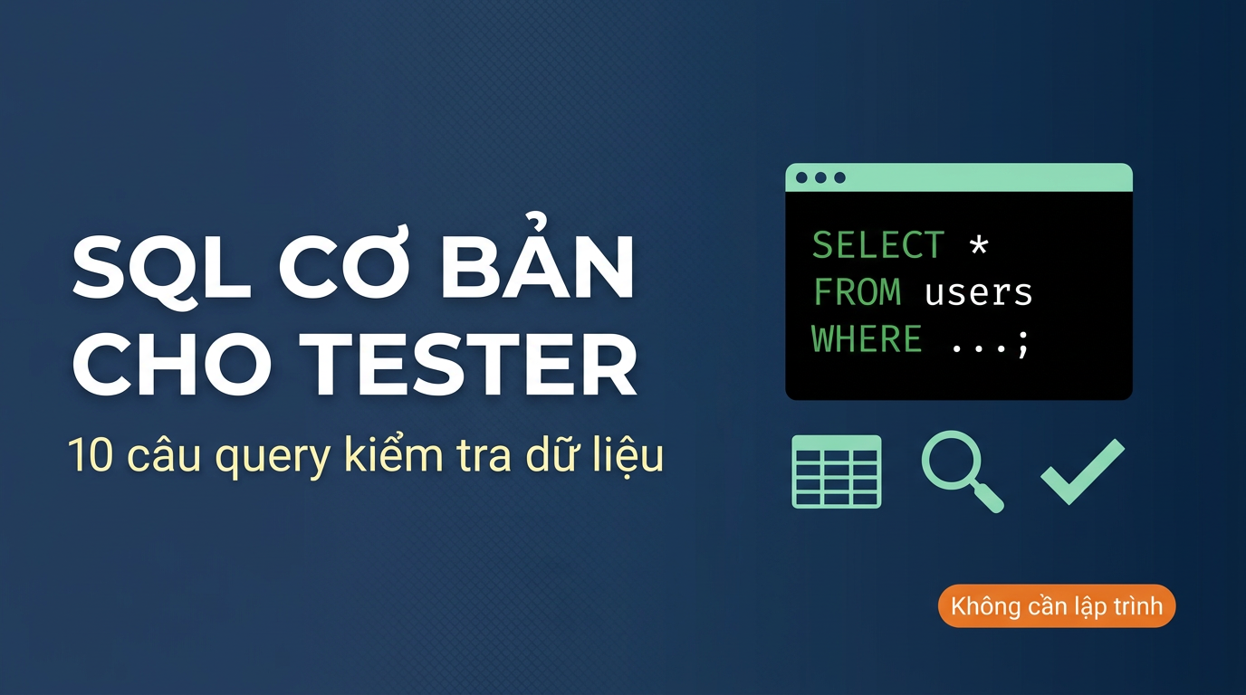 SQL cho Tester: 10 Query Cần Biết Để Kiểm Tra Dữ Liệu