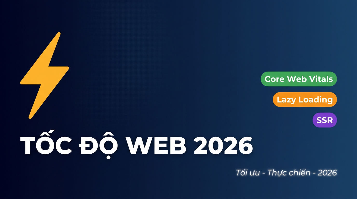 Web Performance 2026: Core Web Vitals & SSR thực chiến