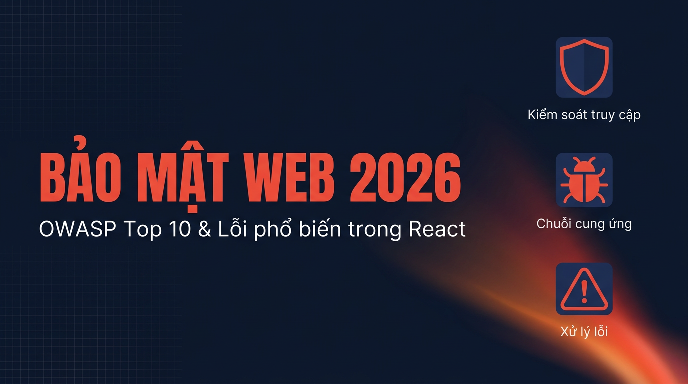 OWASP Top 10:2026 - Lỗi bảo mật React Dev Việt hay mắc