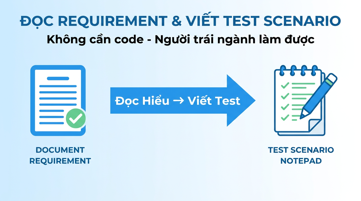 Đọc Requirement & Viết Test Scenario cho Tester Mới