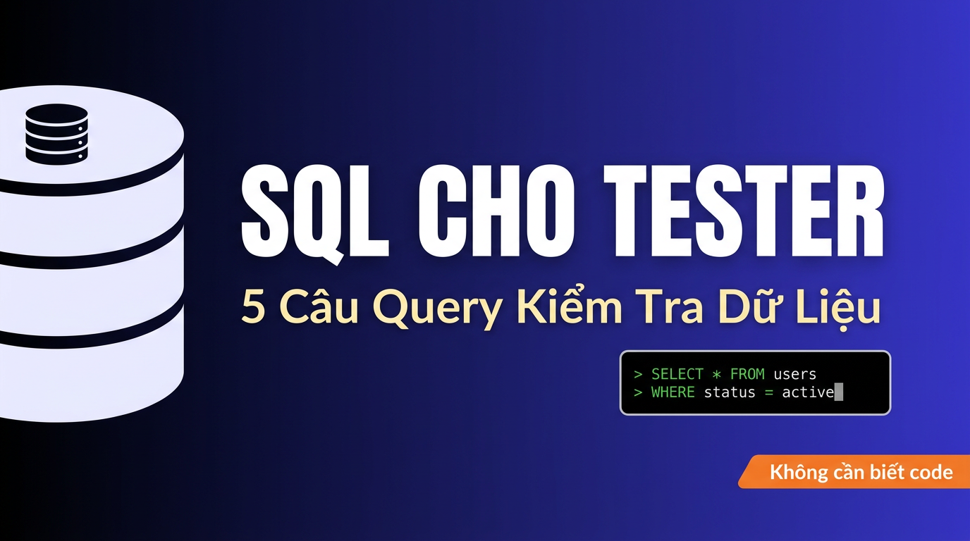 SQL cho Tester: 5 câu query kiểm tra dữ liệu 2026