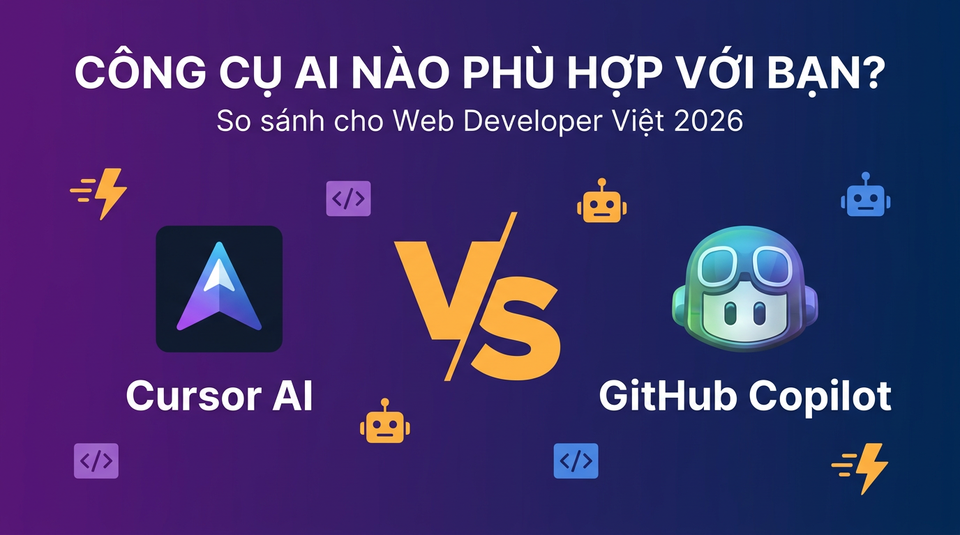 Cursor AI vs GitHub Copilot: Chọn gì cho dev Việt 2026?