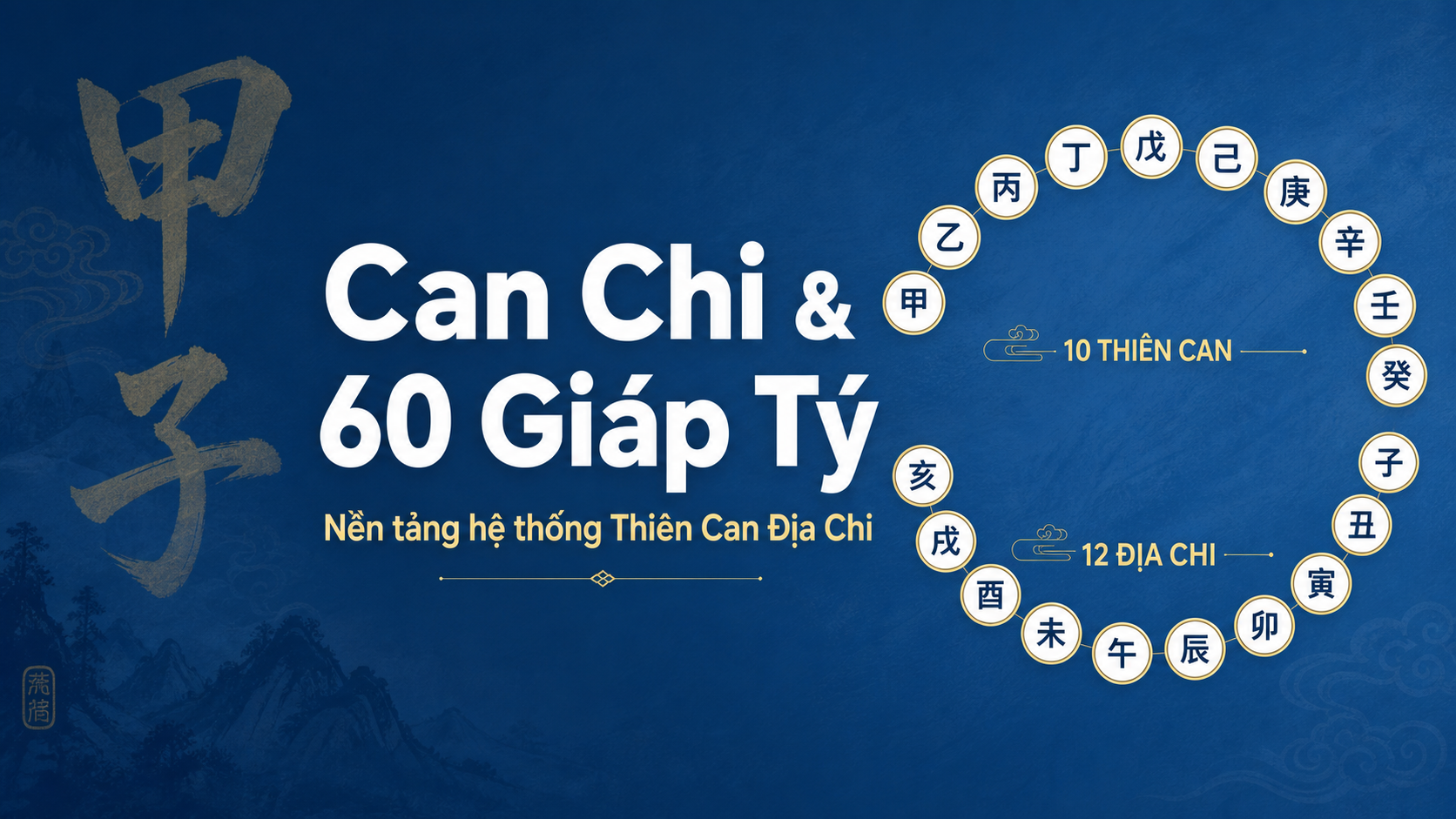 Can Chi & 60 Giáp Tý: Nền tảng Bát Tự bạn cần biết