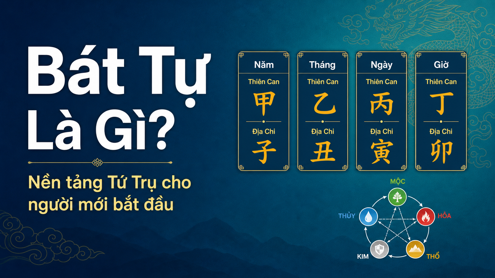 Bát Tự là gì? Nền tảng cần biết trước khi học