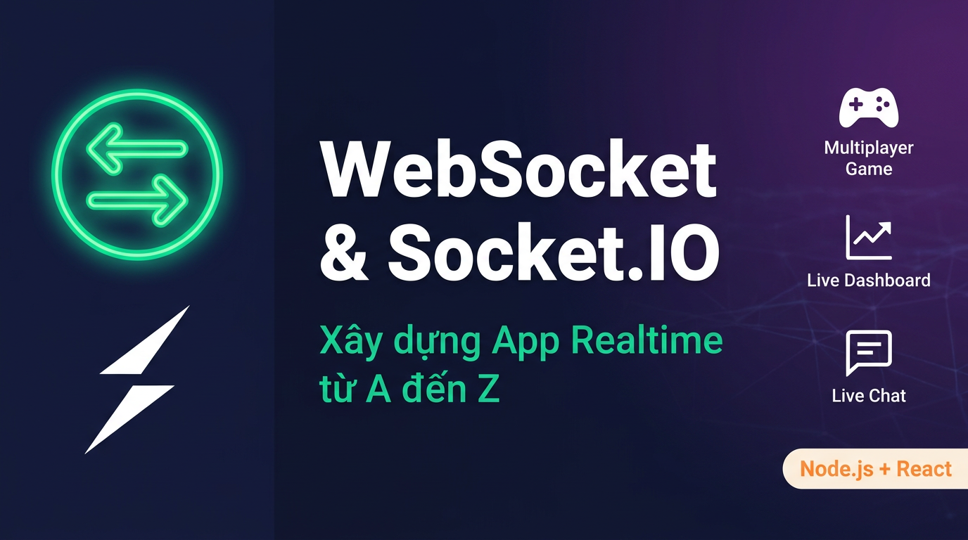 WebSocket & Socket.IO: Build app realtime từ A đến Z