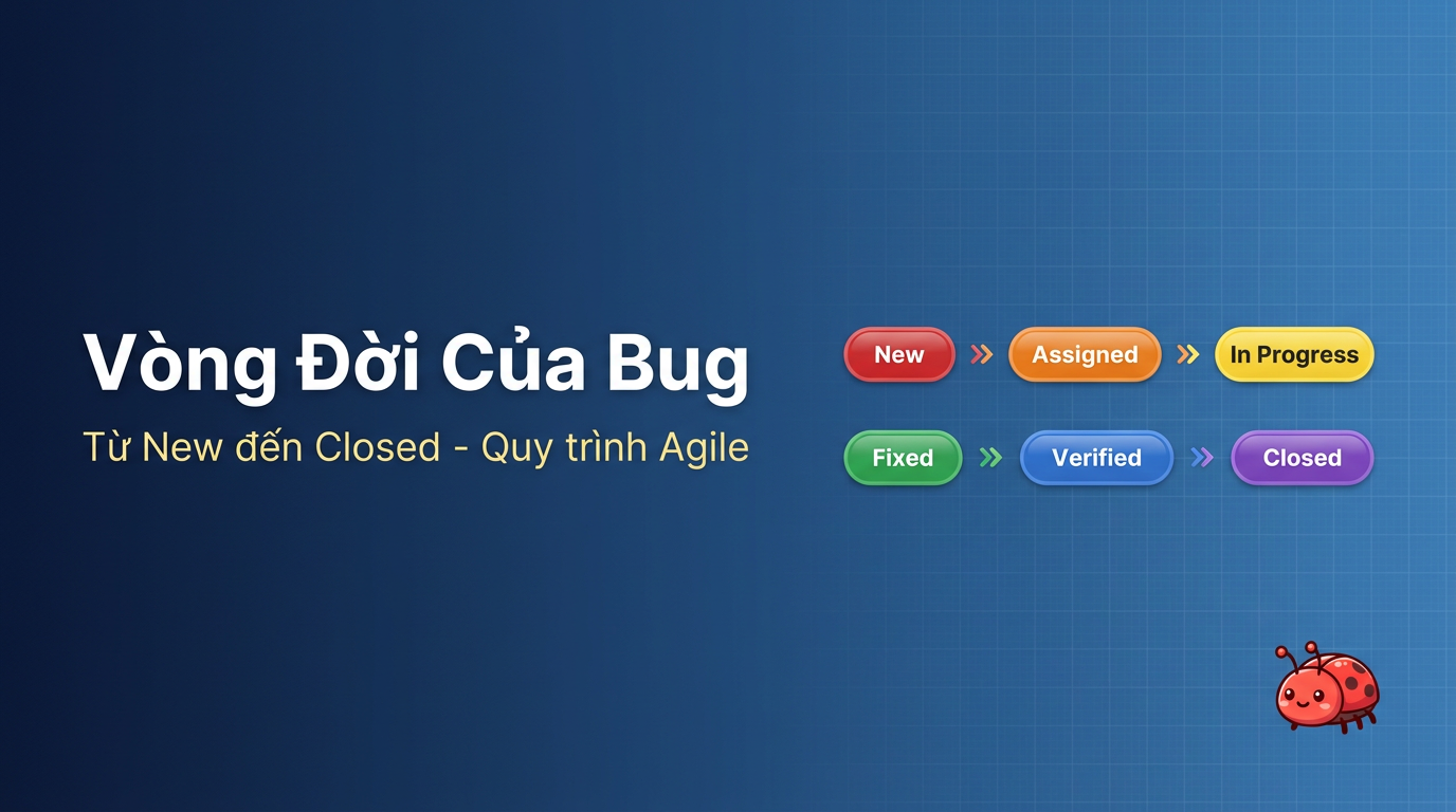 Bug Life Cycle: Log bug đúng quy trình Agile từ A-Z